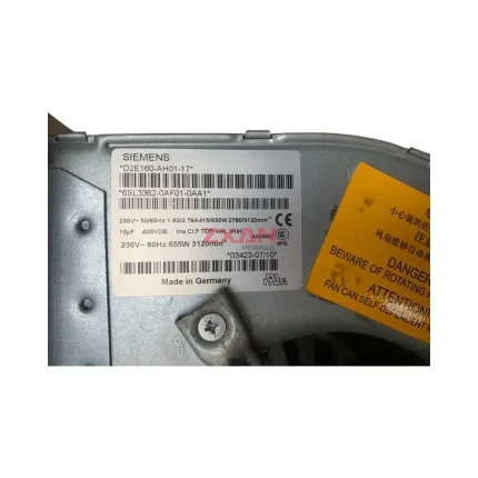 Siemens D2E160-AH01-17 Centrifugal Fan / Blower Motor