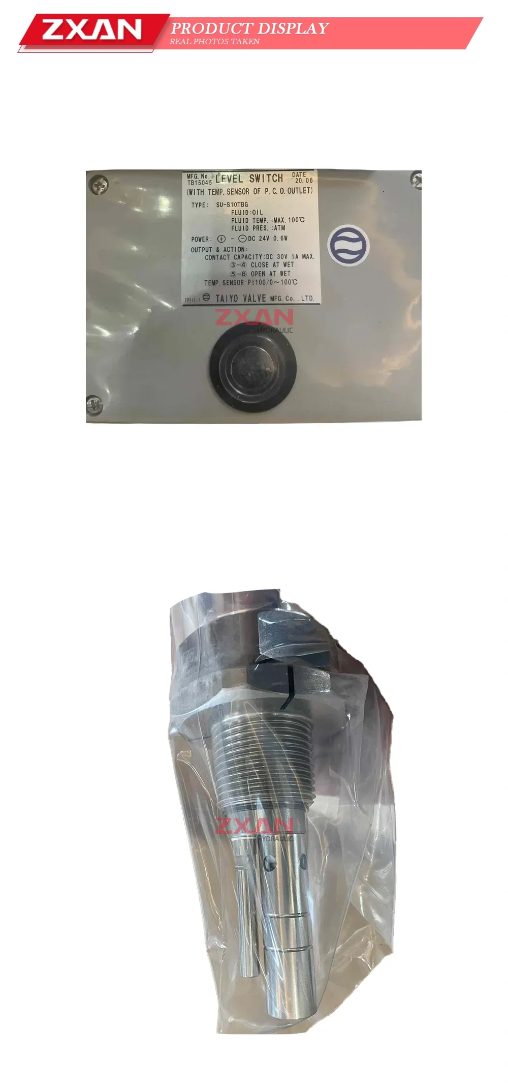 TAIYO SU-S10TBG Level Switch Description