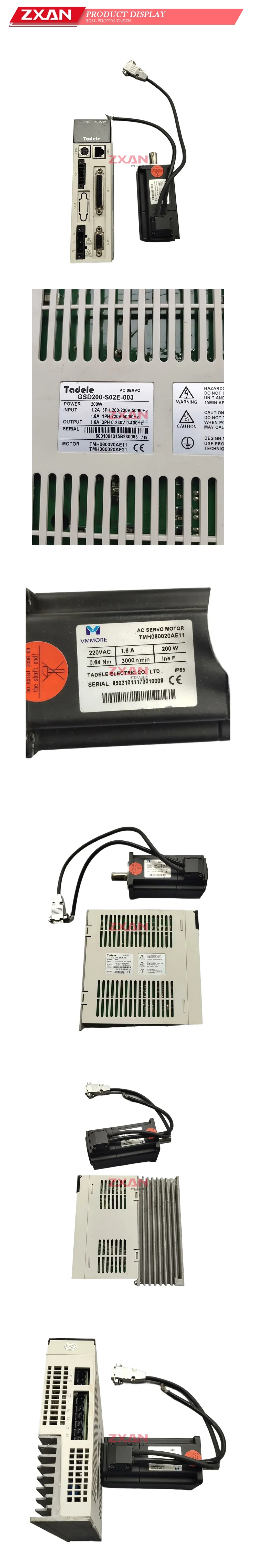 Tadele TMH060020AE11 / GSD200-022E-003 AC Servo Motor and Drive System Description