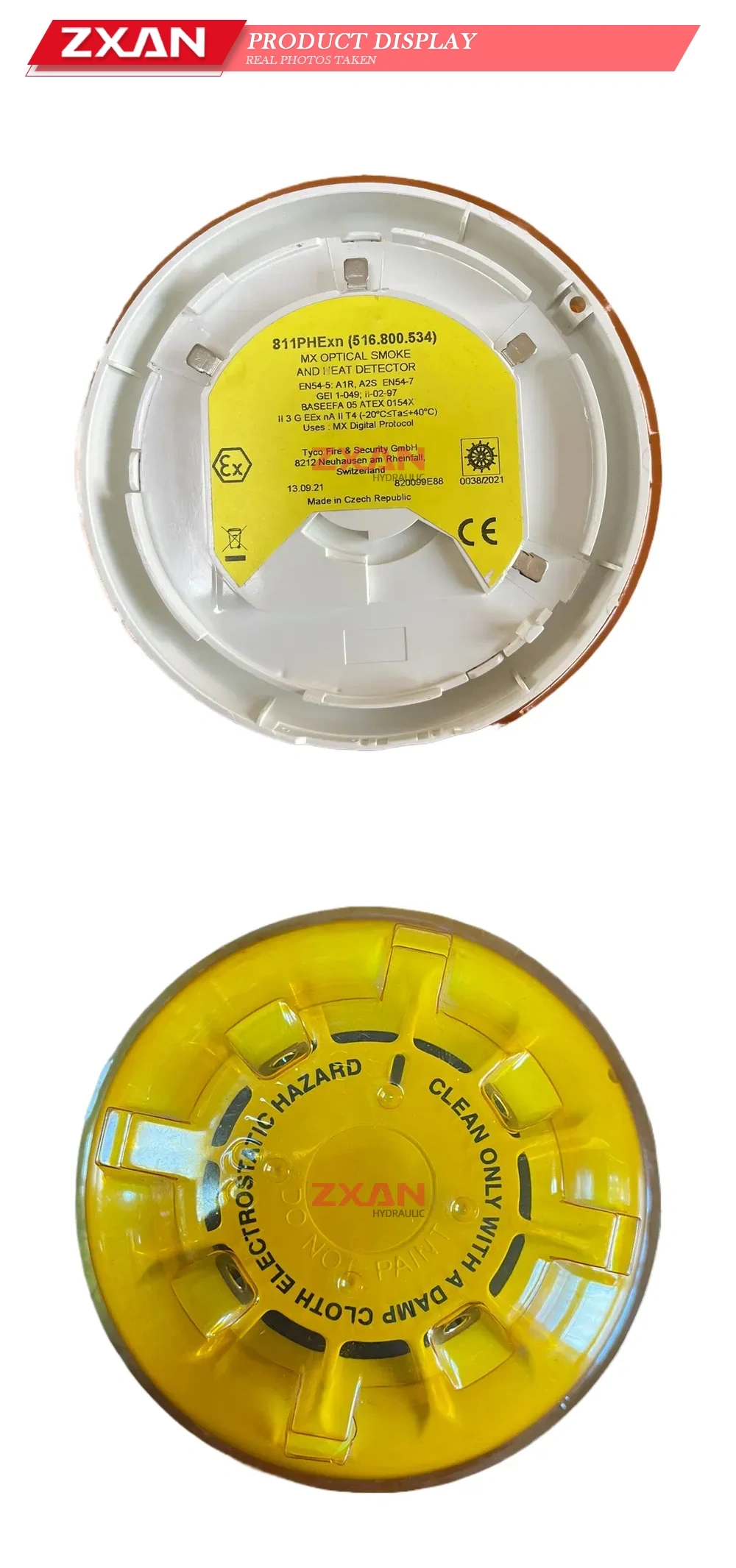 Tyco 811PHExn Optical Smoke and Heat Detector Description