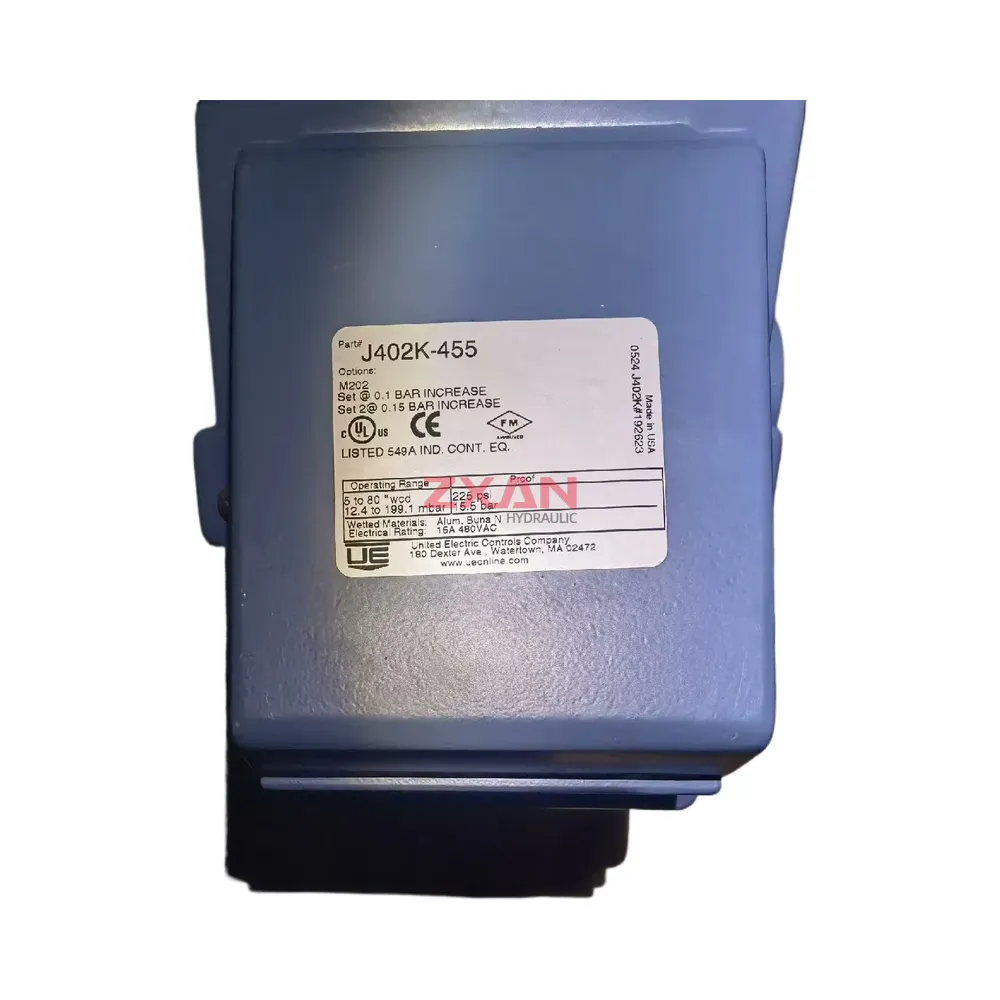 United Electric Controls J402K-455 Differential Pressure Switch-img1 United Electric Controls J402K-455 Differential Pressure Switch