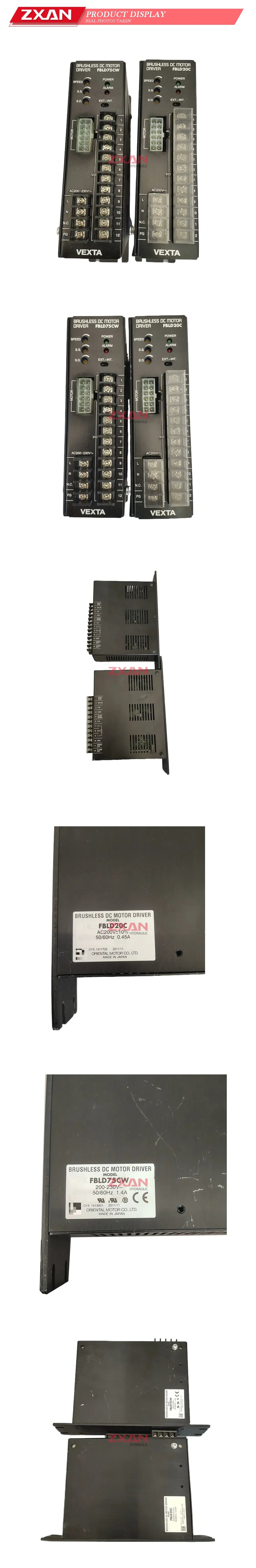 VEXTA FBLD75CW, FBLD20C Brushless DC Motor Driver Description