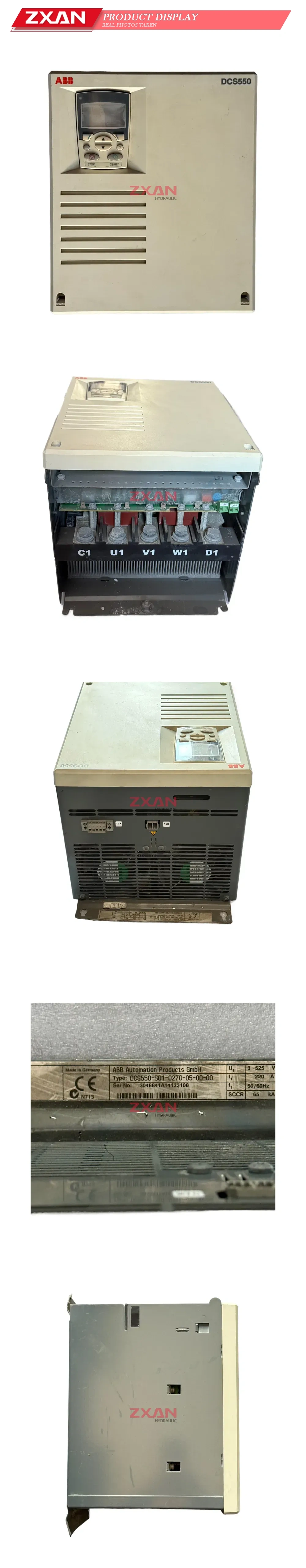 ABB DCS550-S01-0270-05-00-00 DC Drive Description