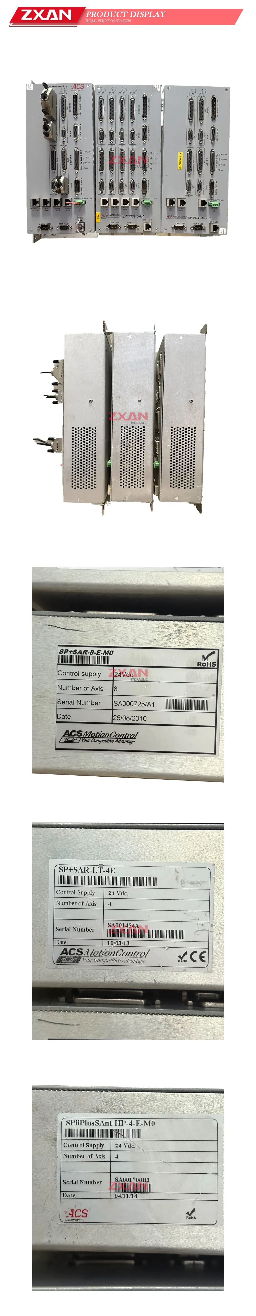 ACS Motion Control SP+SAR-8-E-M0 / SP+SAR-LT-4E / SPiiPlusSAnt-HP-4-E-M0 Motion Controller Module Description