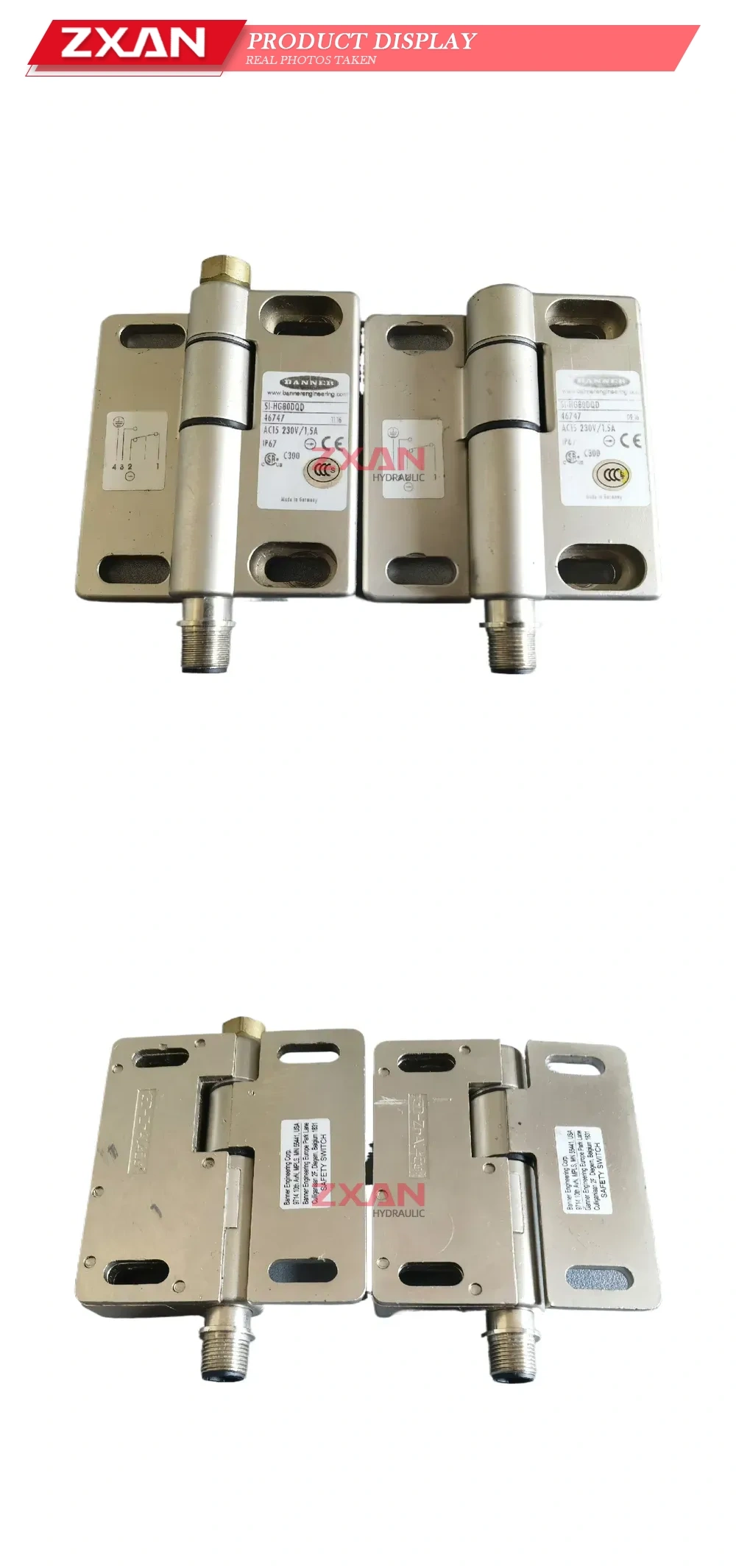 Banner Engineering SI-HG80DQD Safety Hinge Switch Description