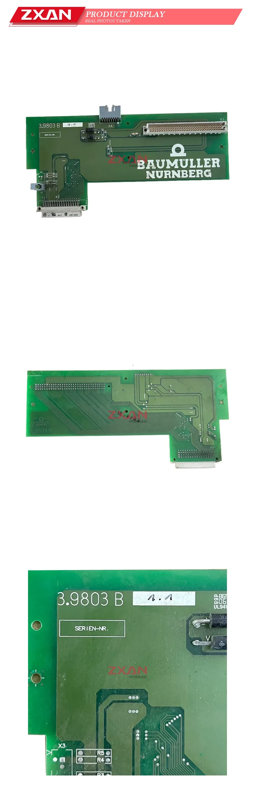 Baumüller 3.9803 B PCB Circuit Board Description