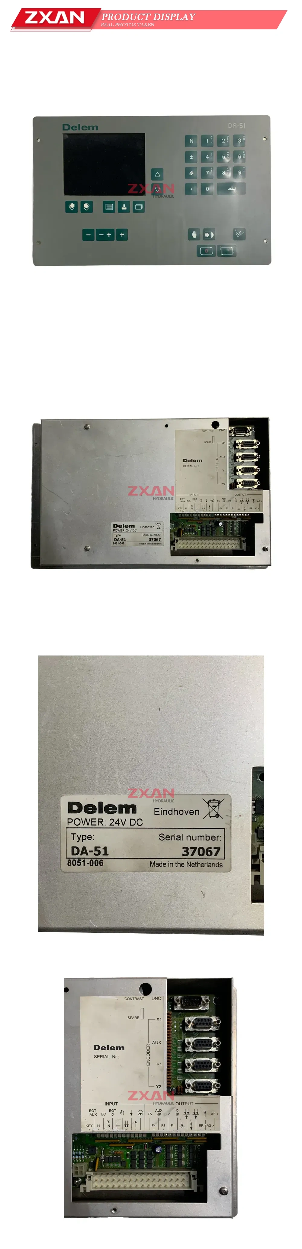 Delem DA-51 CNC Controller / Press Brake Control System Description