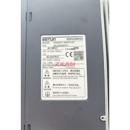ESTUN PRONET-04AEG-EC Servo Drive