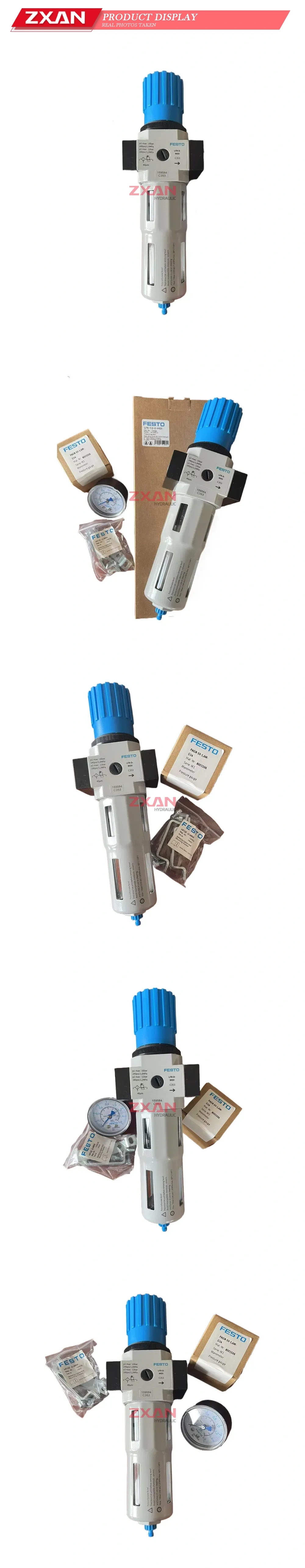 FESTO LFR-1/2-D-MIDI Pneumatic Filter Regulator Description