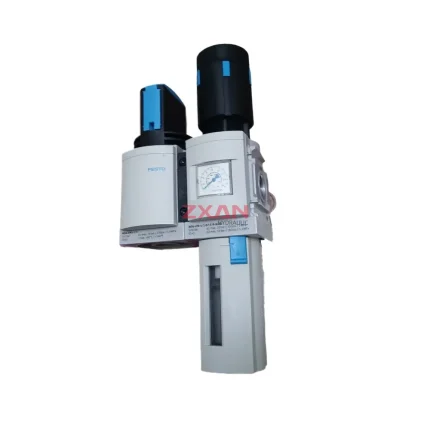 Festo MS6-LFR-1/2-D7-E-U-M-AS / MS6-EMD-1/2 Pneumatic Service Unit / Air Preparation Unit