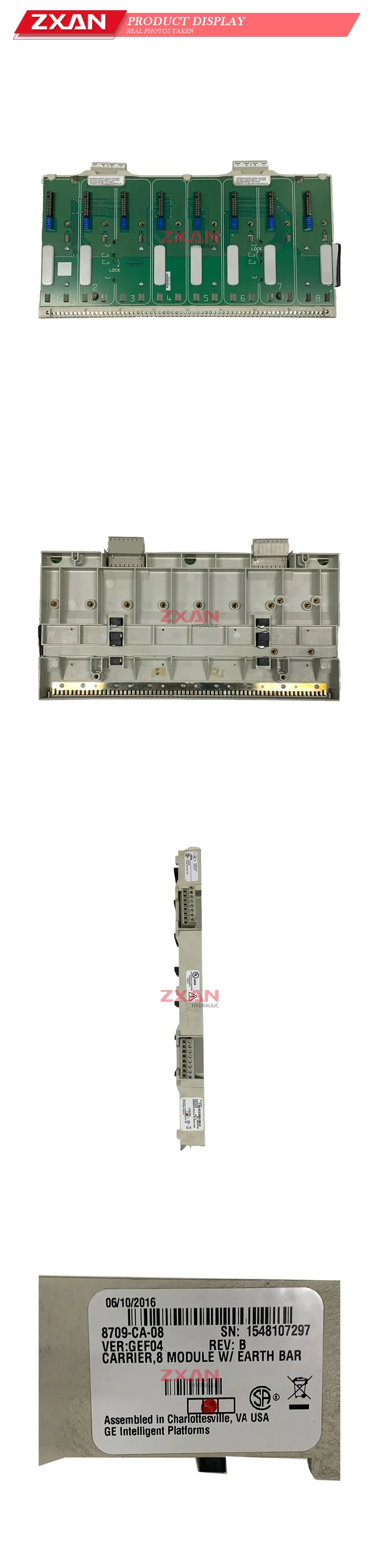 GE 8709-CA-08 8-Slot Module Carrier Description