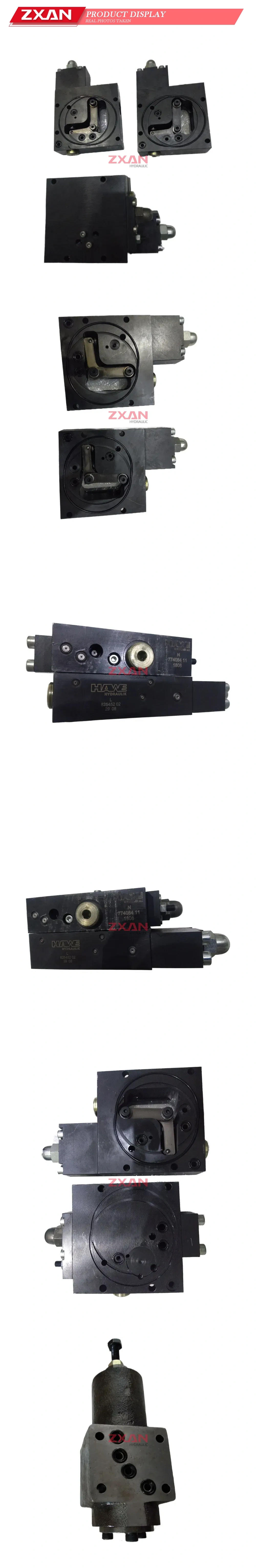 HAWE 825452 02 / 774084 11 Hydraulic Valve / Manifold Block Description