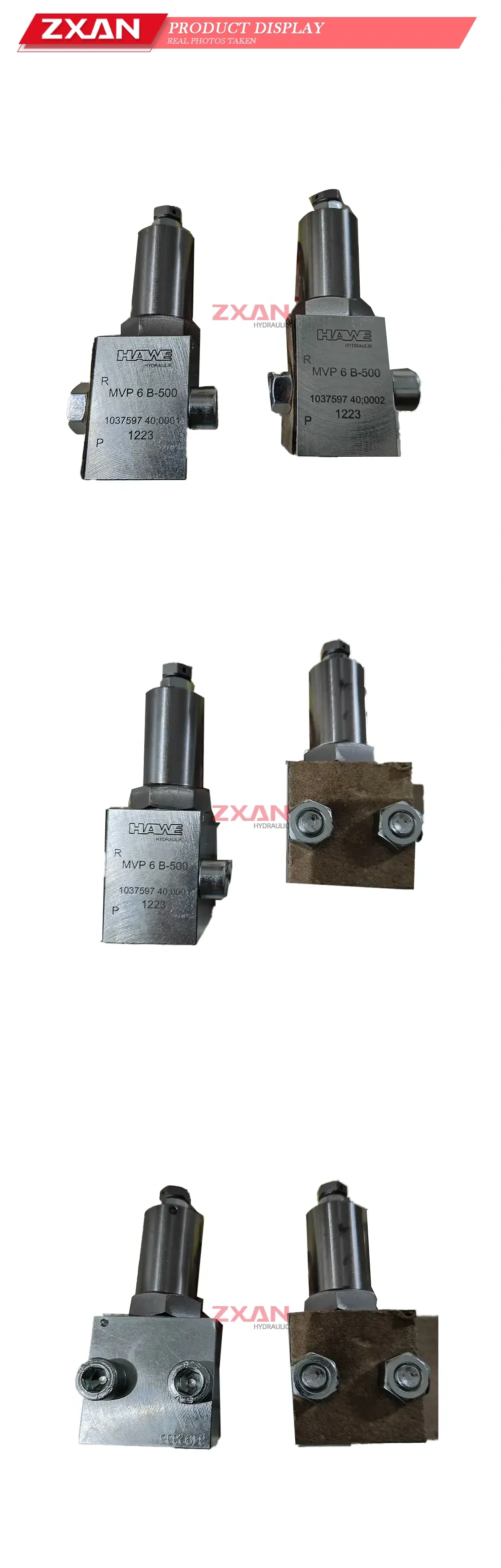 HAWE MVP 6 B-500 Hydraulic Pressure Relief Valve Description