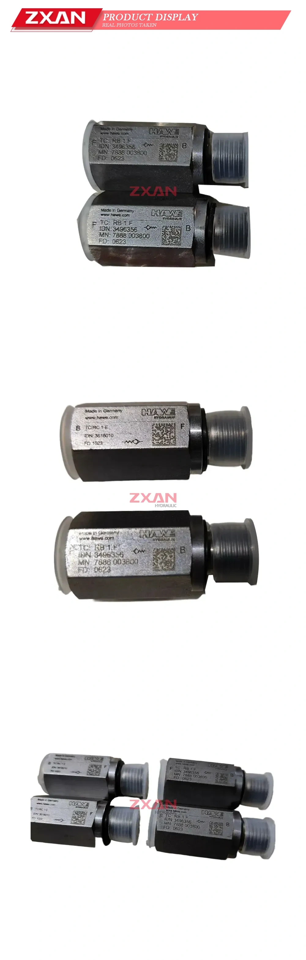 HAWE RB 1 F Hydraulic Check Valve Description