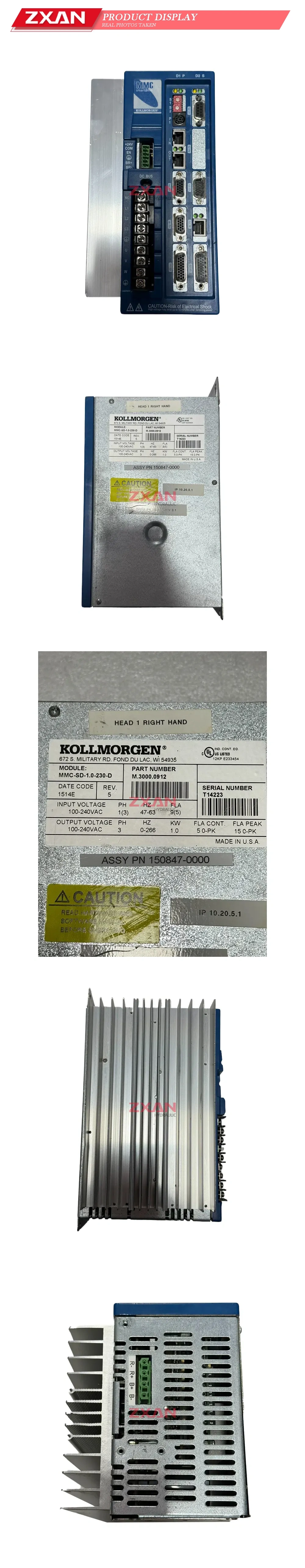 KOLLMORGEN MMC-SD-1.0-230-D Servo Drive Description