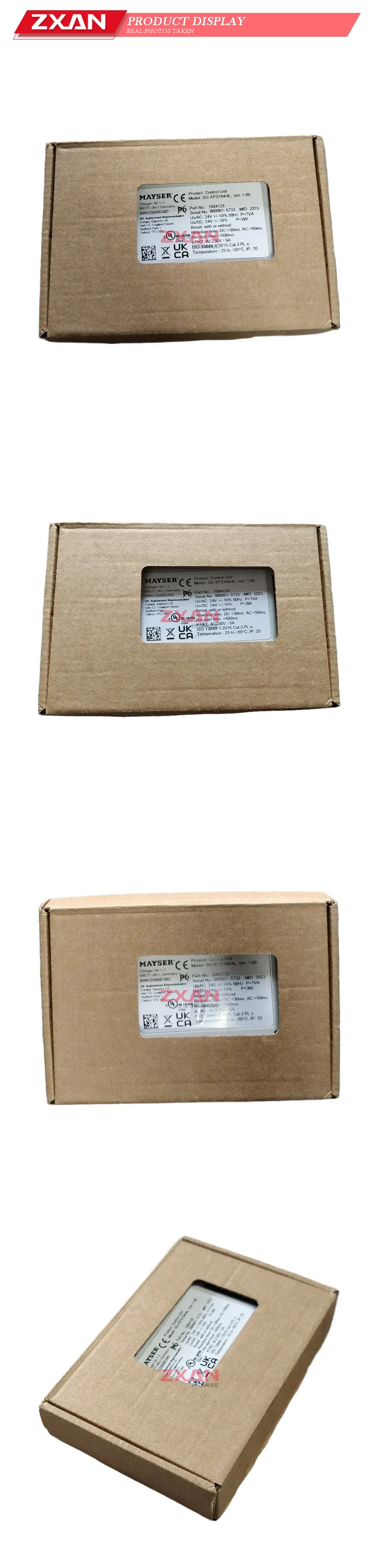 MAYSER SG-EFS104/4L Control Unit Description