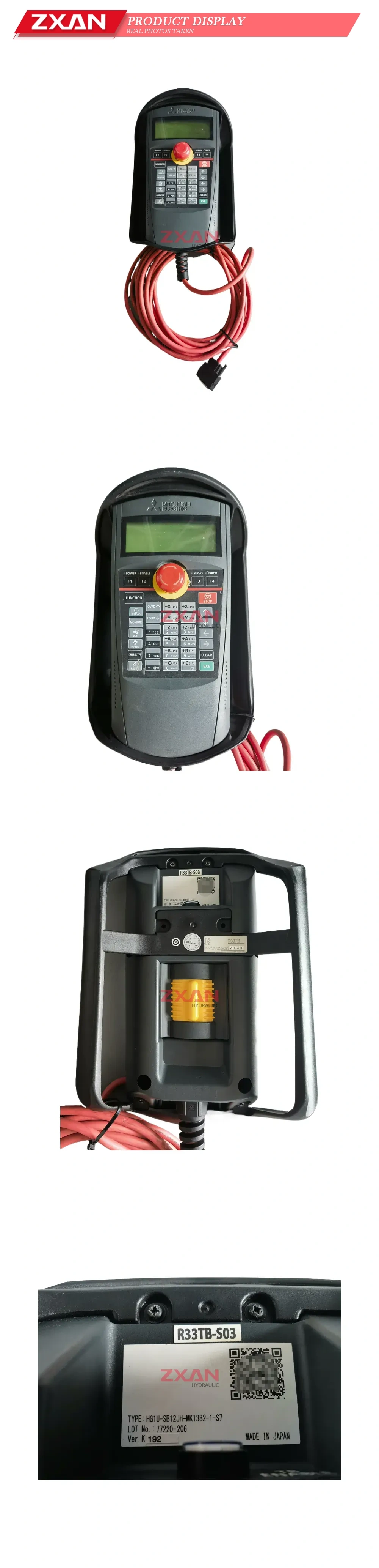 Mitsubishi Electric R33TB-S03 Robot Teaching Box / Teach Pendant Description