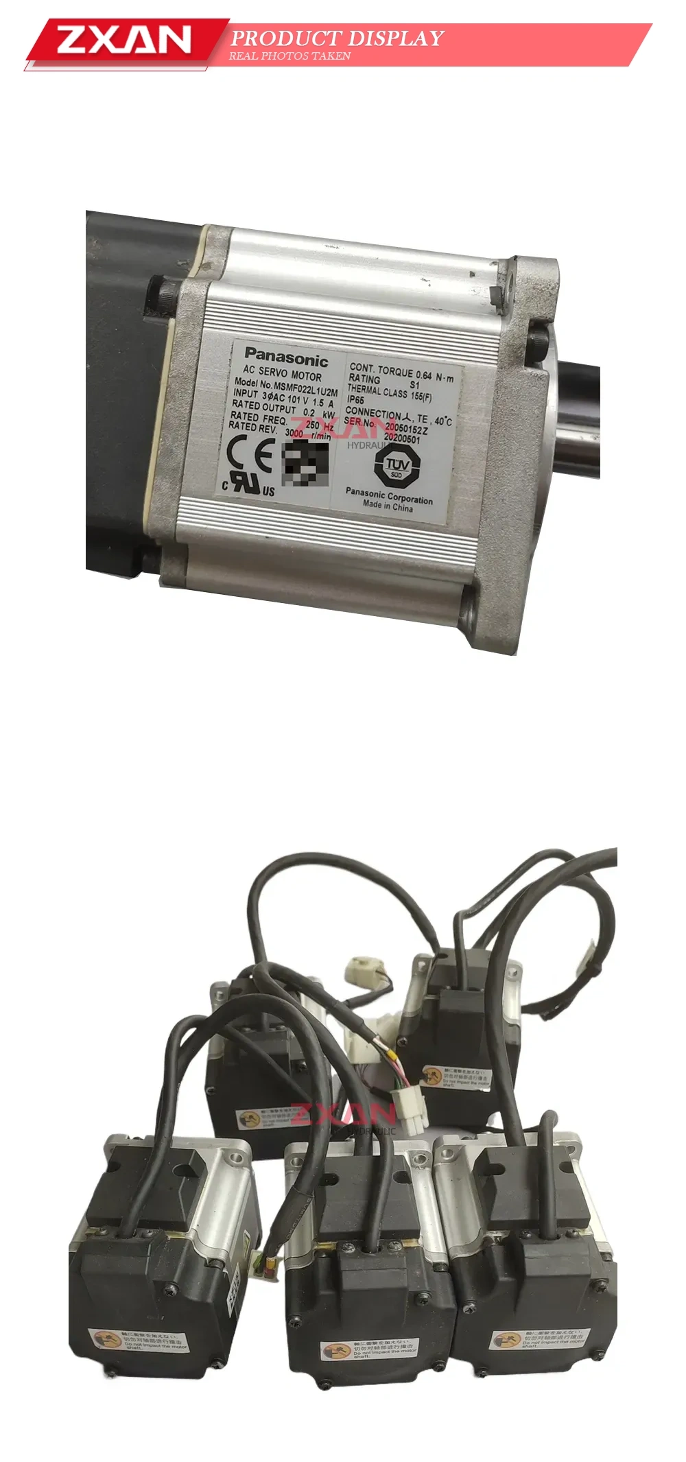 Panasonic MSMF022L1U2M AC Servo Motor Description