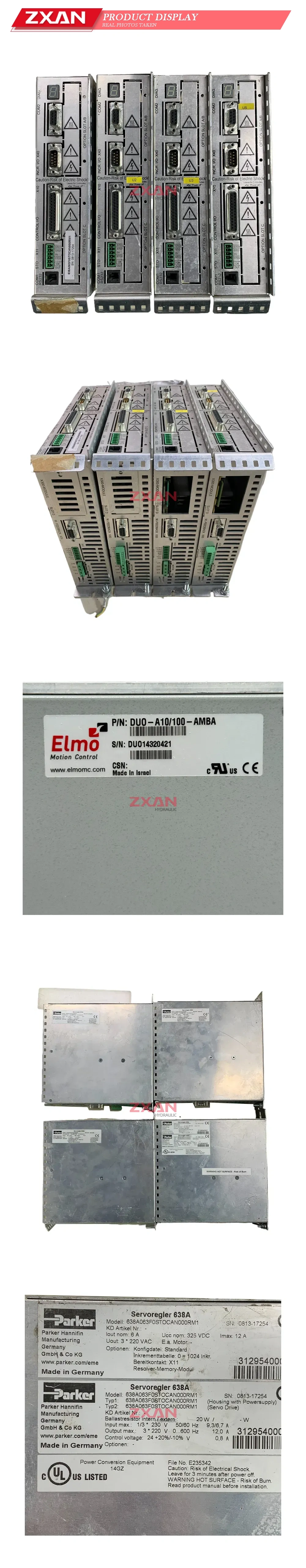 Parker 638A063F0STOCAN000RM1 Servo Drive Description