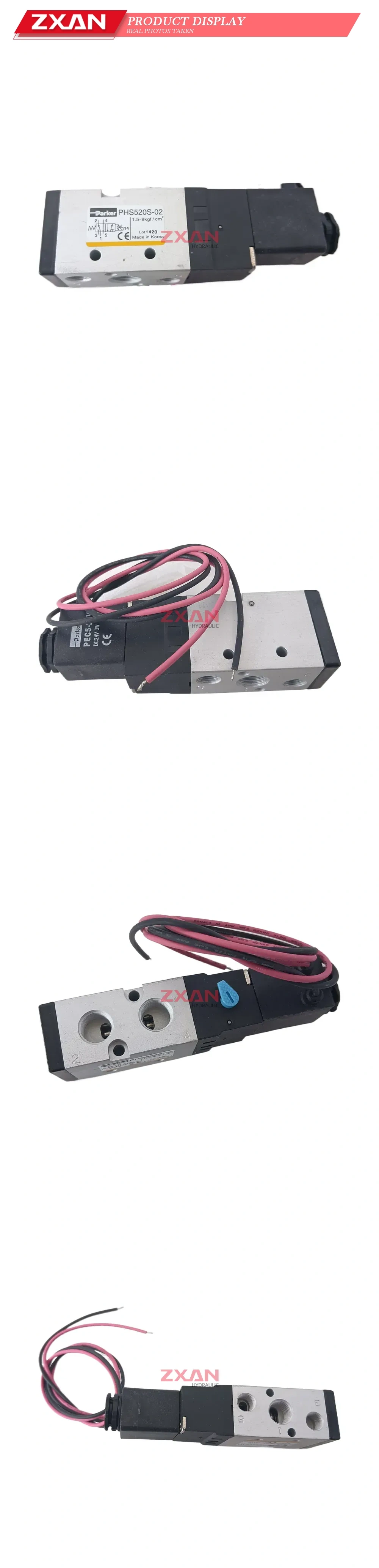 Parker PHS520S-02 Pneumatic Solenoid Valve Description