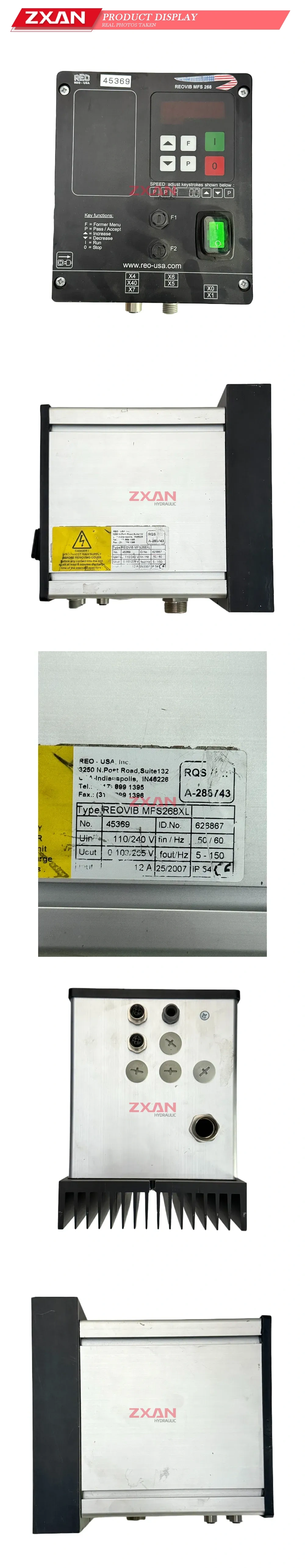 REO REOVIB MFS268XL Vibratory Controller Description