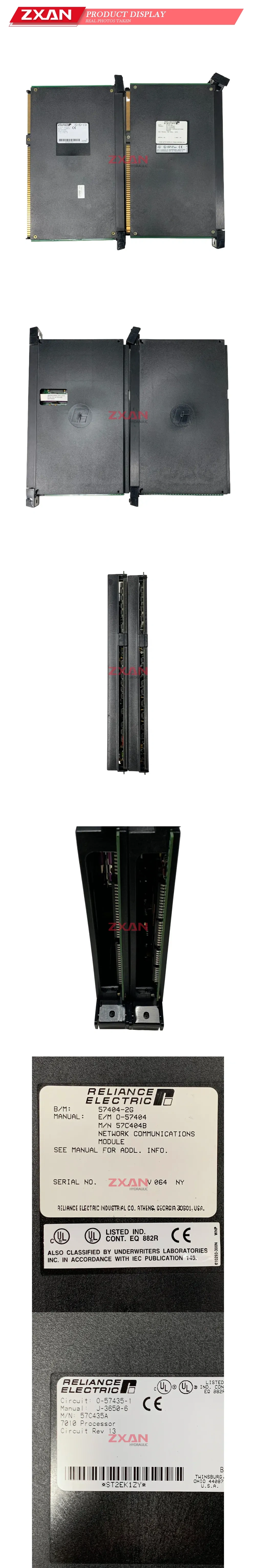 Reliance Electric 57C435A, 57C404B 7010 Processor Module and Network Communications Module Description