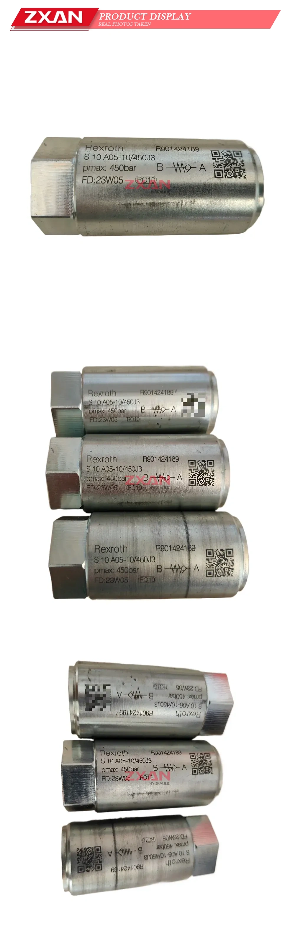 Rexroth S 10 A05-10/450J3 Hydraulic Check Valve Description