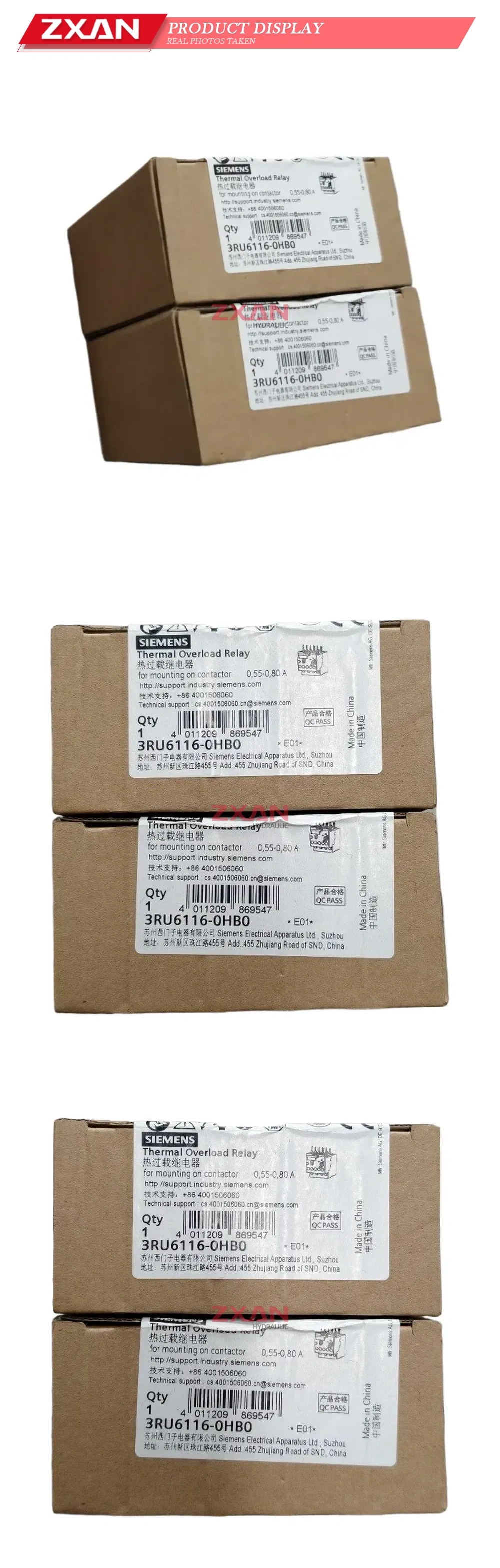 SIEMENS 3RU6116-0HB0 Thermal Overload Relay Description
