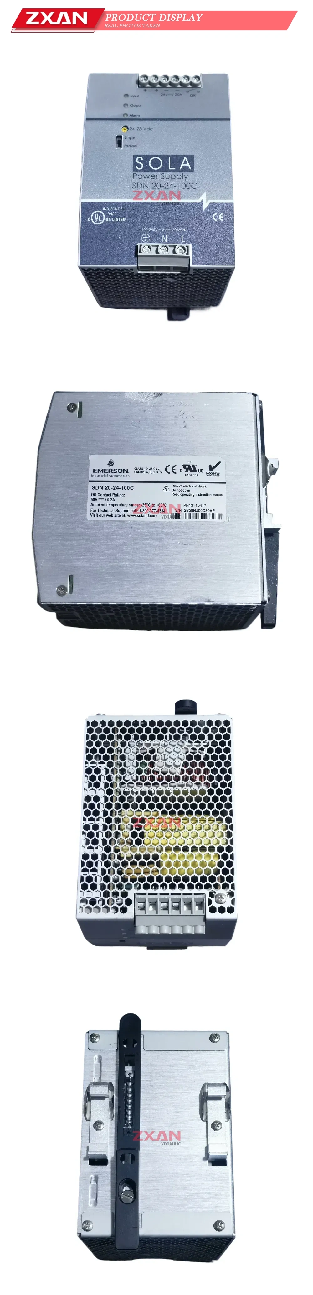 SOLA SDN 20-24-100C DIN Rail Power Supply Description