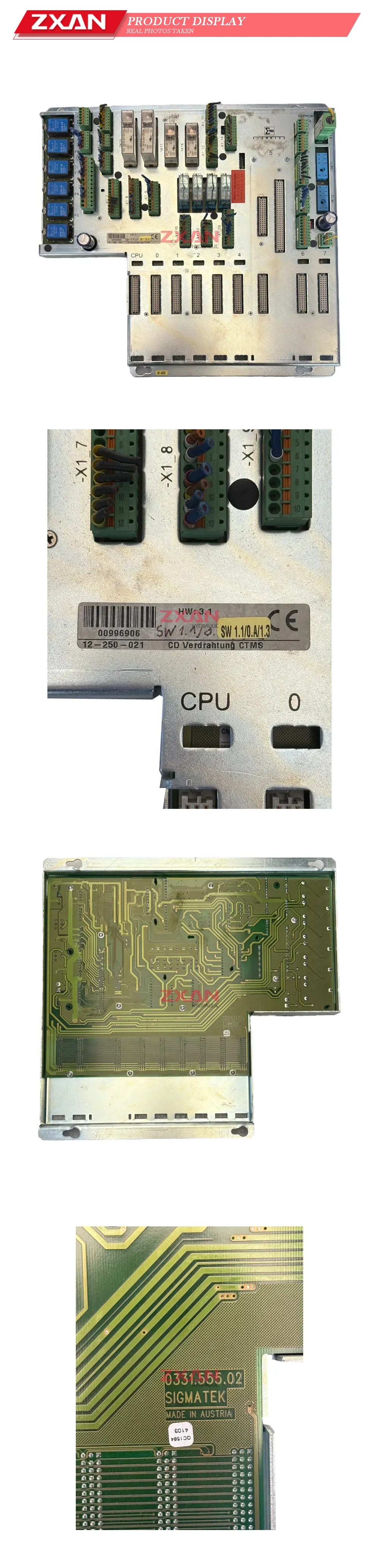 Sigmatek 12-250-021 Industrial Control Board Description