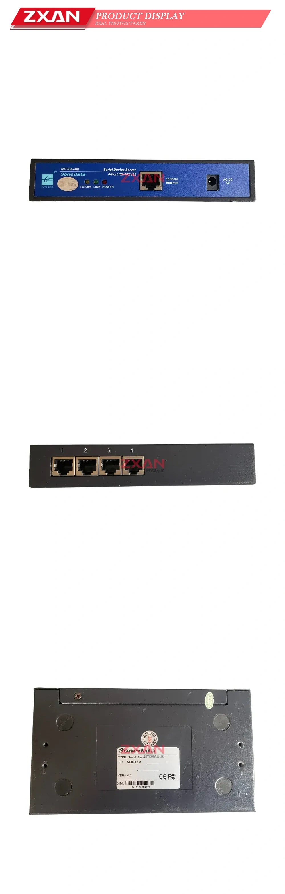 3onedata NP304-4M Serial Device Server Description
