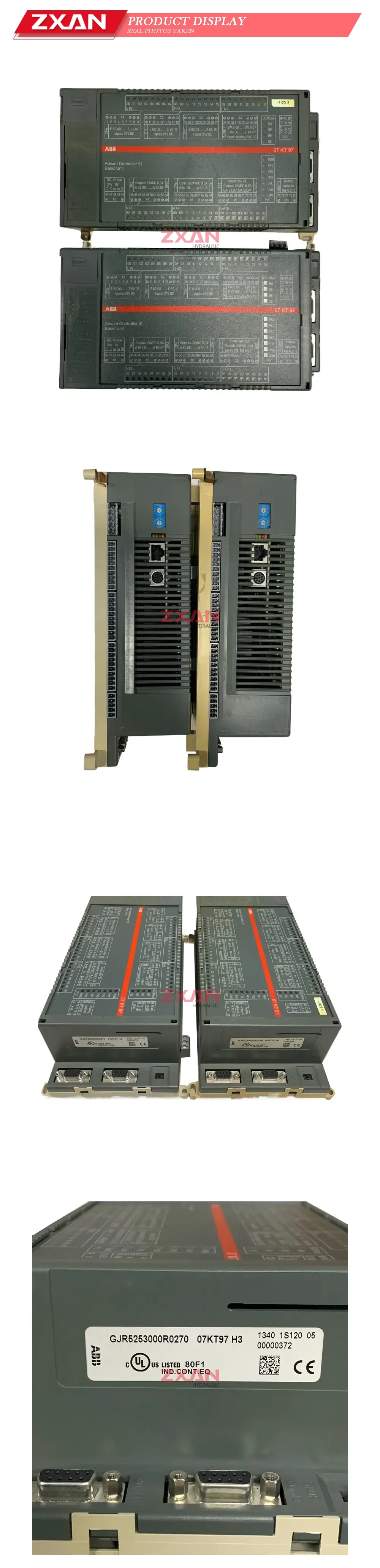 ABB 07KT97 H3 Advant Controller 31 Basic Unit Description