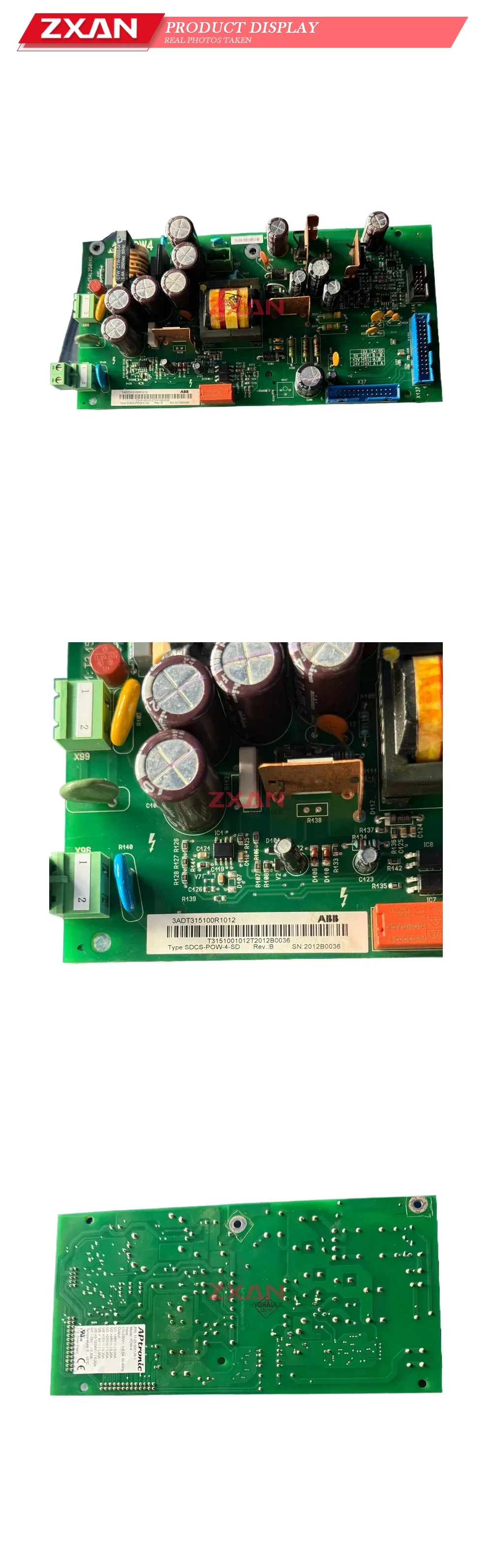 ABB 3ADT315100R1012 / SDCS-POW-4-SD Power Supply Board Description