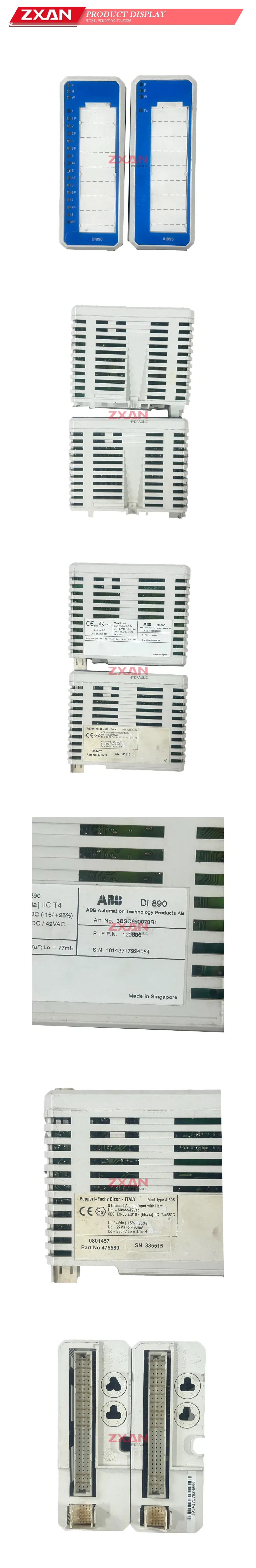 ABB / Pepperl+Fuchs DI 890 / AI895 Industrial I/O Modules Description