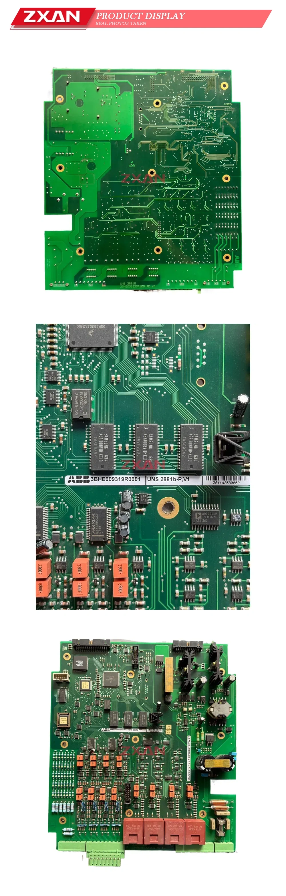 ABB UNS 2881b-P Control Board Description