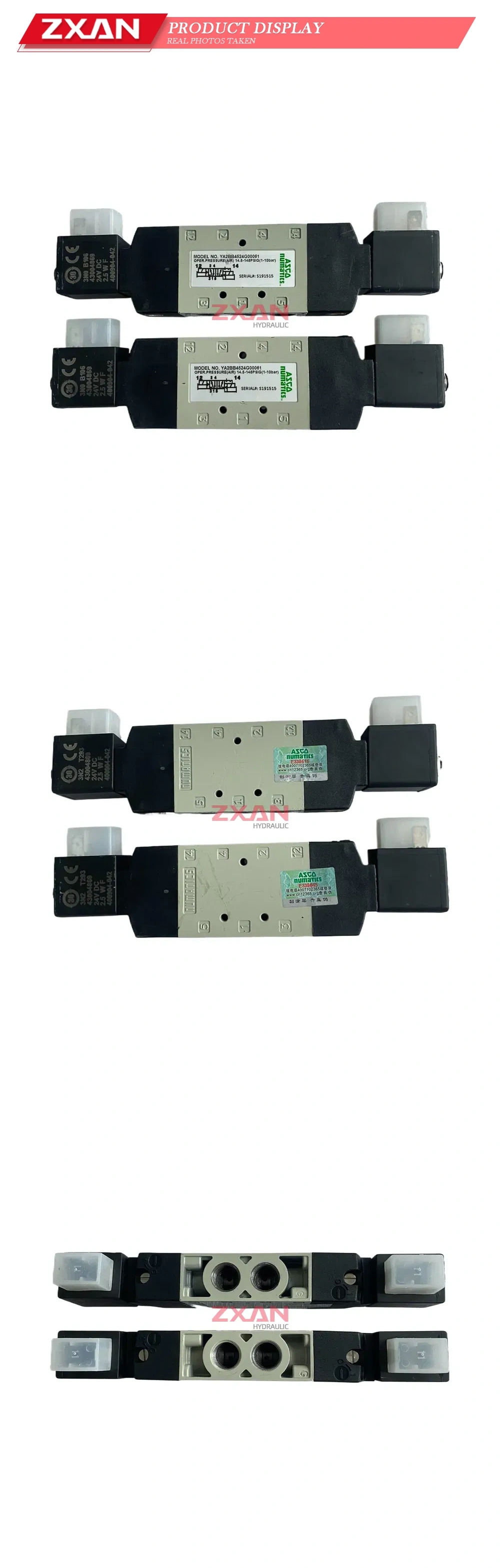 ASCO Numatics YA2BB4524G00061 Pneumatic Solenoid Valve Description