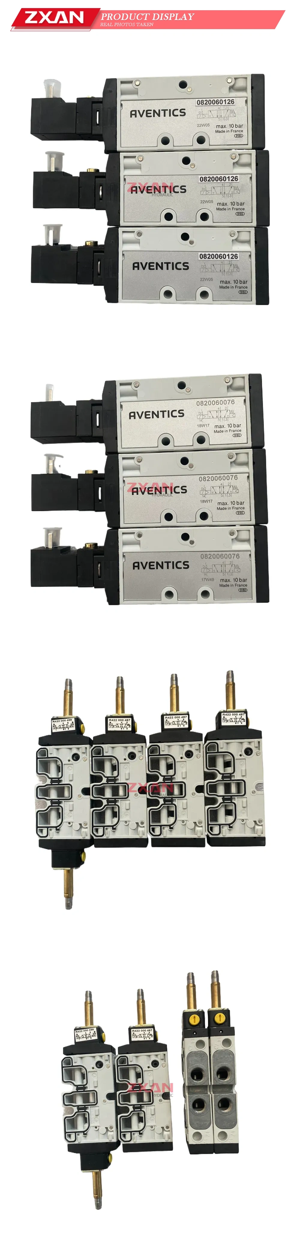 AVENTICS 0820060126, 0820060076, R422 000 487, R422 000 488 Pneumatic Directional Control Valve Description