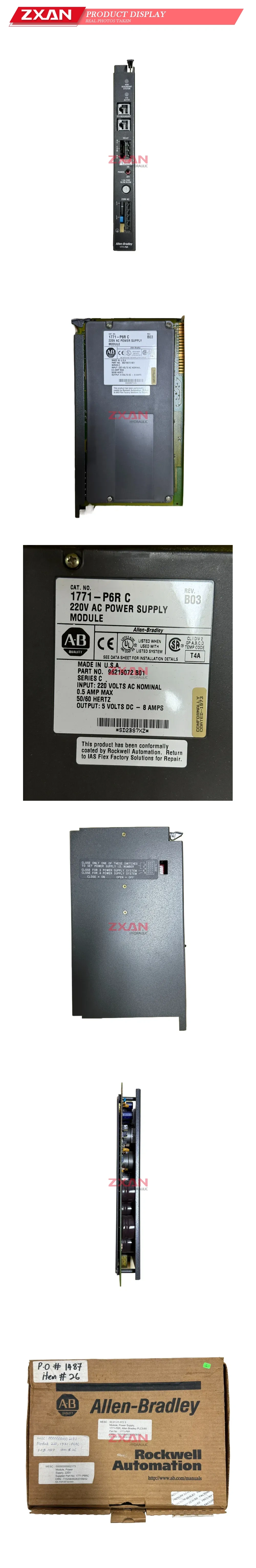 Allen-Bradley 1771-P6R C 220V AC Power Supply Module Description