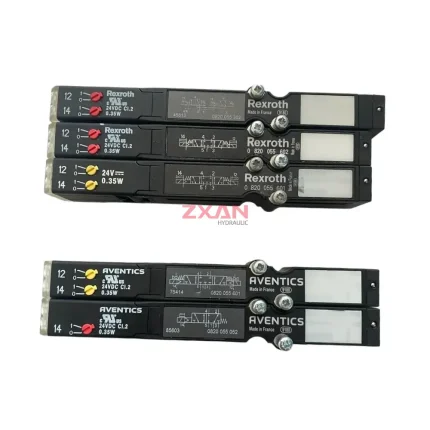 Aventics / Rexroth 0820 055 Series (Variants include 0820 055 001, 0820 055 101, 0820 055 601, 0820 055 602, 0820 055 052, 0820 055 302) Pneumatic Solenoid Valve