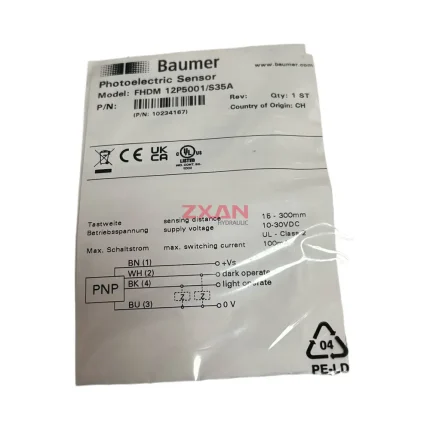 Baumer FHDM 12P5001/S35A Photoelectric Sensor