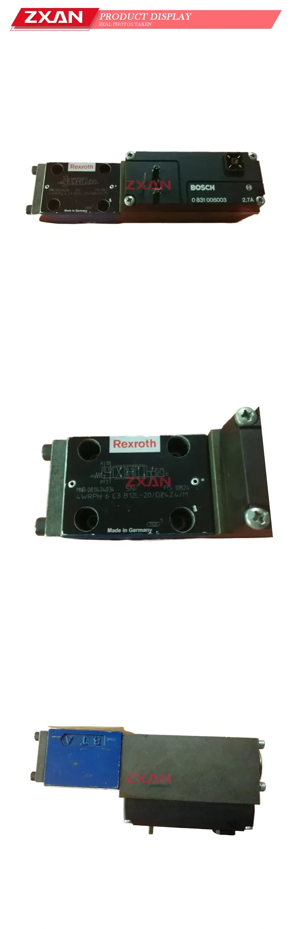 Bosch Rexroth 4WRPH 6 C3 B12L-20/G24Z4/M Proportional Directional Valve Description