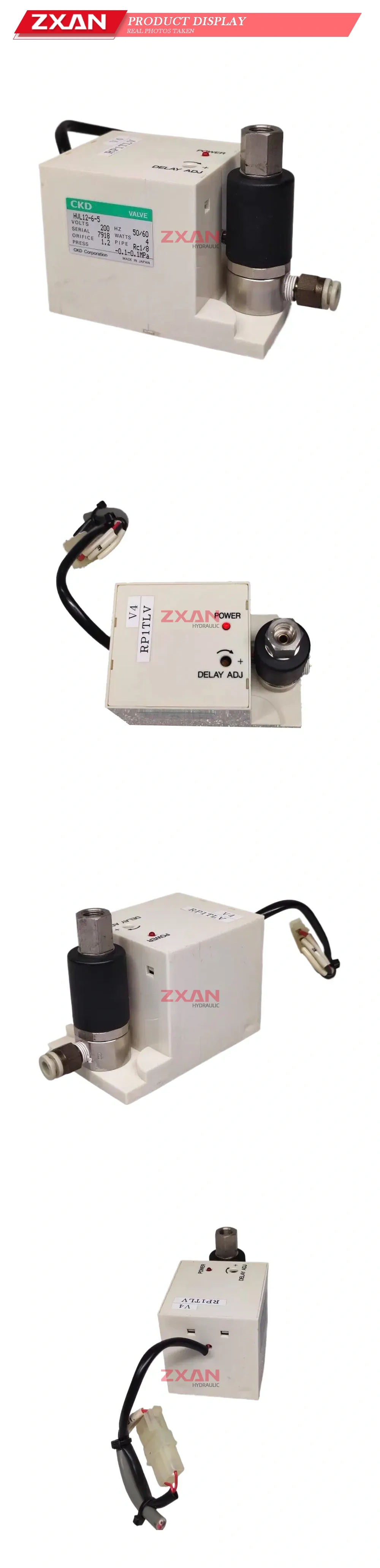 CKD HVL12-6-5 Solenoid Delay Valve Description