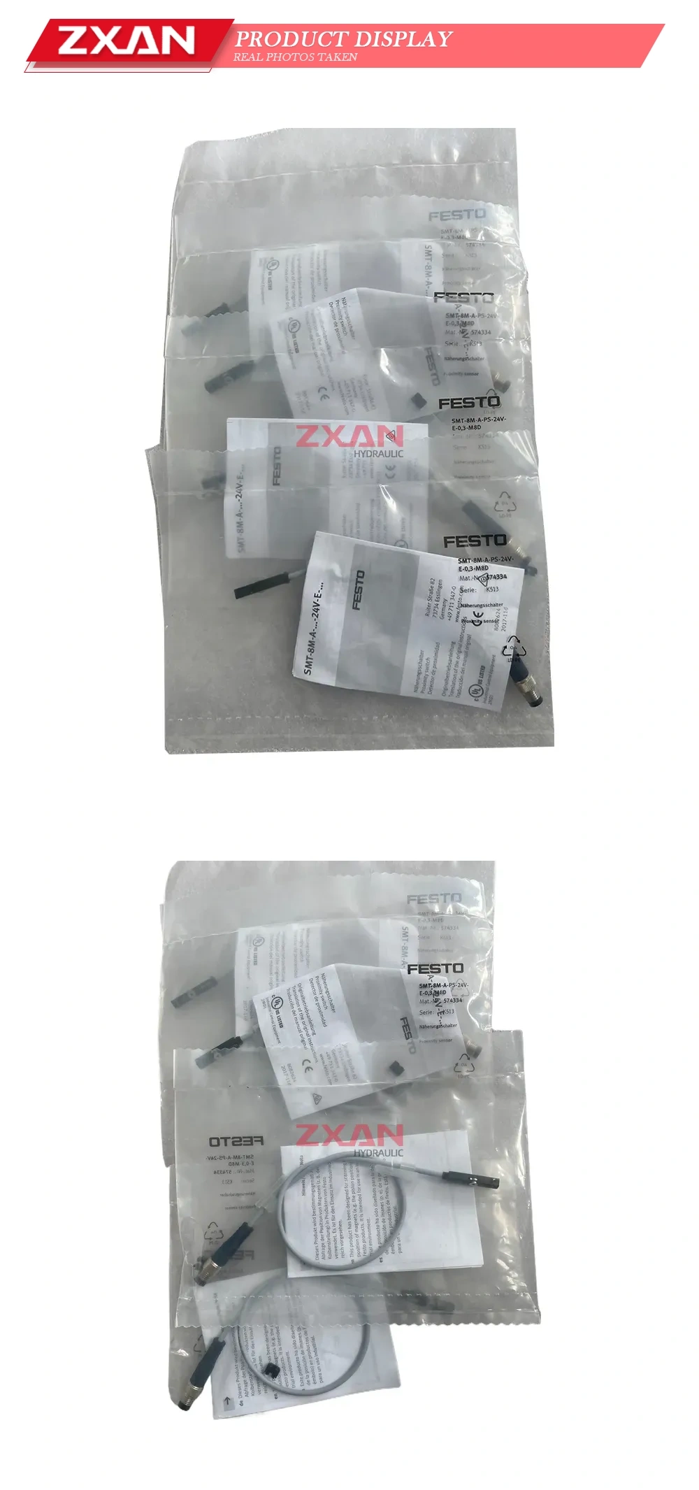 FESTO SMT-8M-A-PS-24V-E-0,3-M8D Proximity Sensor Description