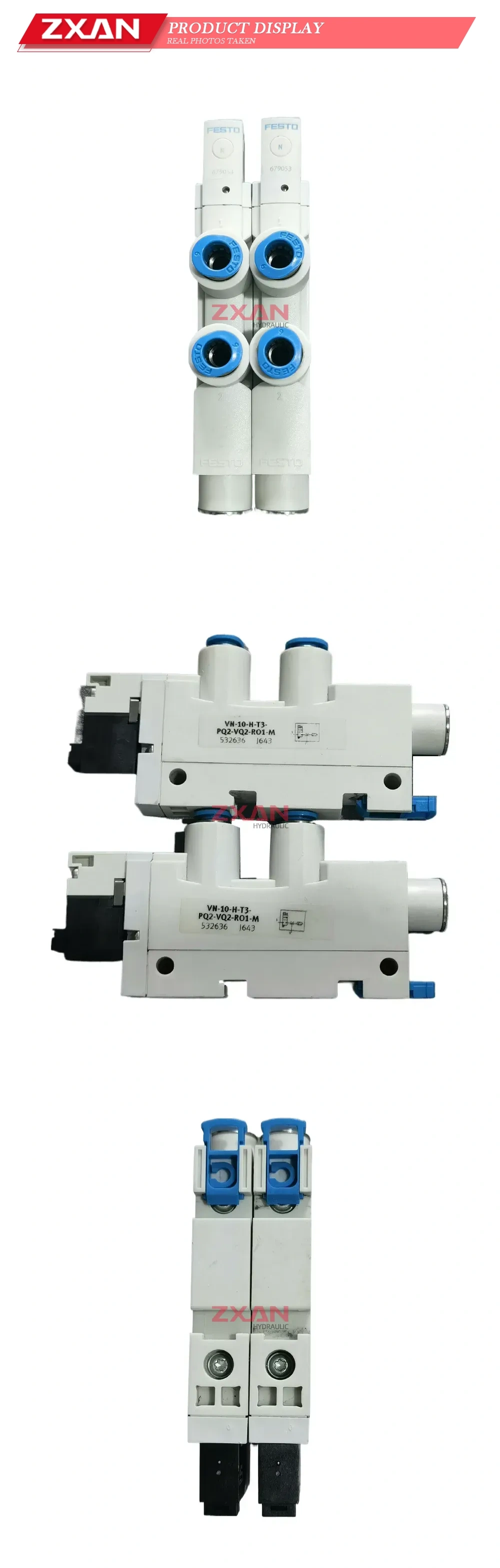 Festo VN-10-H-T3-PQ2-VQ2-RO1-M Vacuum Generator Description