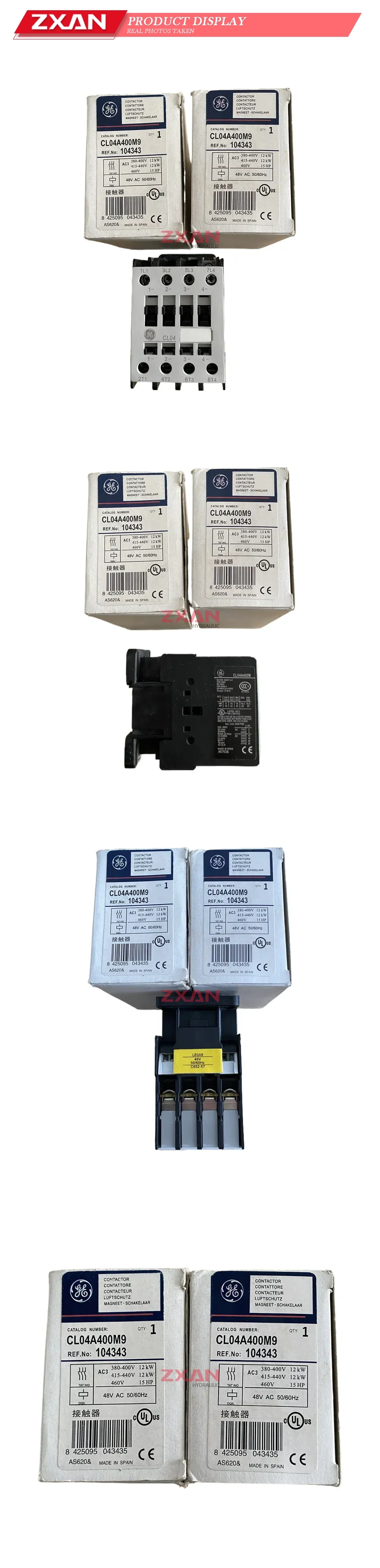 GE CL04A400M9 AC Contactor Description