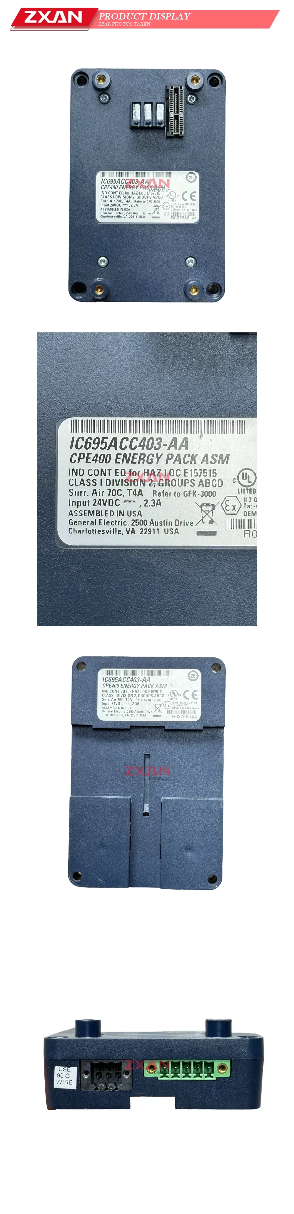 General Electric IC695ACC403-AA CPE400 Energy Pack Assembly Description