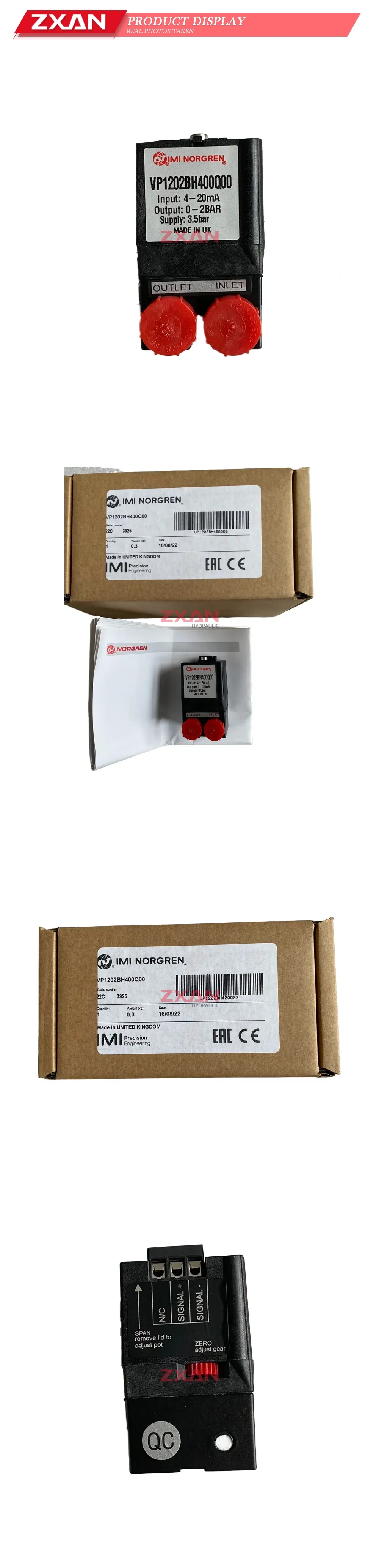 IMI NORGREN VP1202BH400Q00 Electro-Pneumatic Pressure Regulator Description