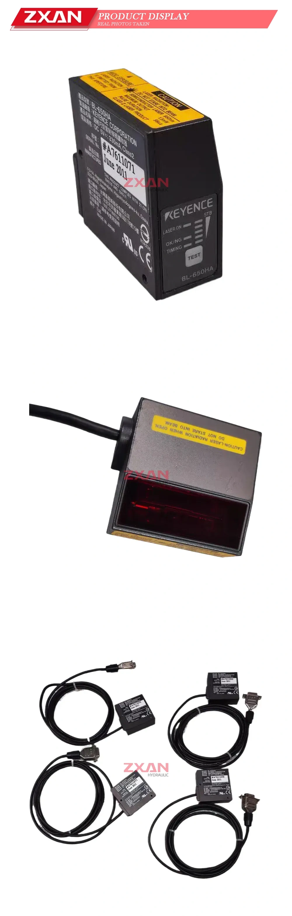 KEYENCE BL-650HA Laser Barcode Reader Description