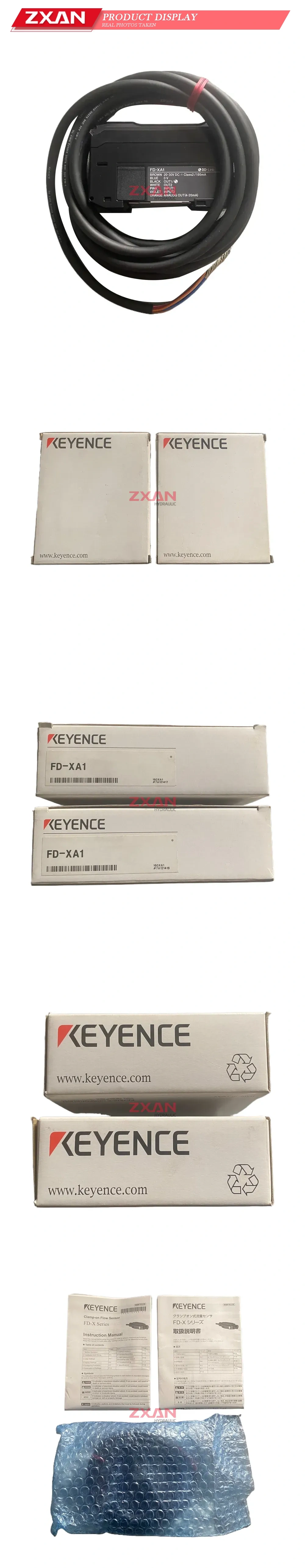 KEYENCE FD-XA1 Clamp-on Flow Sensor Description