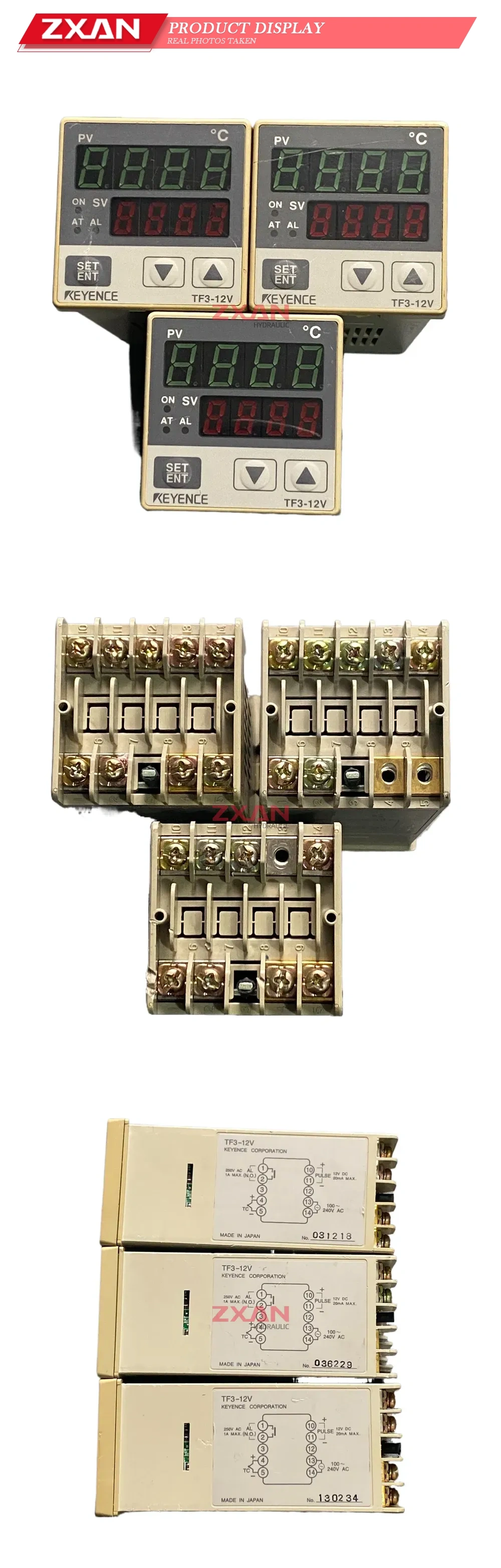 KEYENCE TF3-12V Digital Temperature Controller Description
